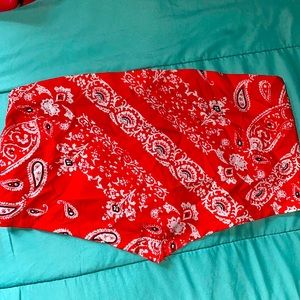 PacSun Bandana Print Crop Top